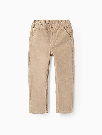 Pantalon Chino en Velours Côtelé