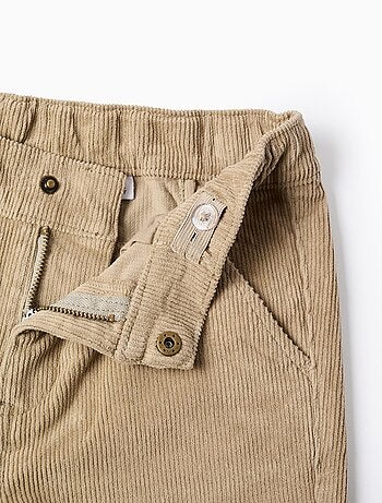 Pantalon Chino en Velours Côtelé