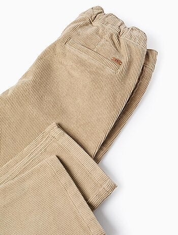 Pantalon Chino en Velours Côtelé