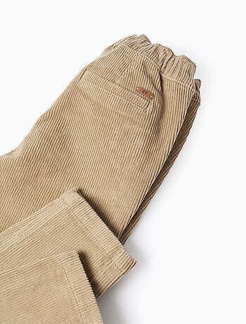 Pantalon Chino en Velours Côtelé