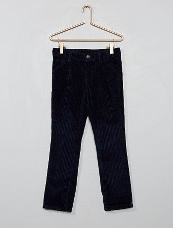 Pantalon chino en velours côtelé