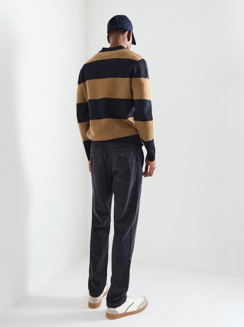 Pantalon chino en velours côtelé, MO Fashion - Kiabi