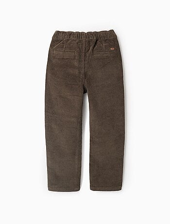 Pantalon Chino en Velours Côtelé