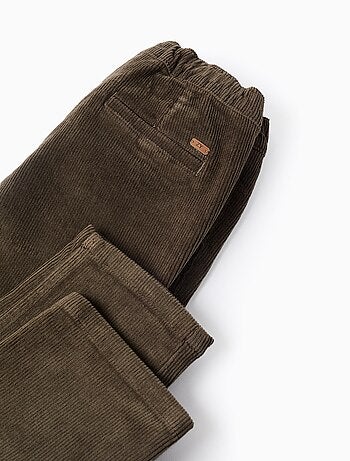 Pantalon Chino en Velours Côtelé