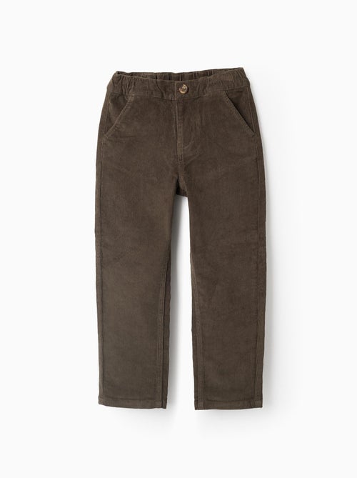 Pantalon Chino en Velours Côtelé - Kiabi