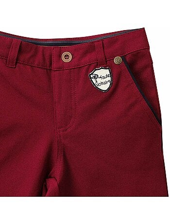Pantalon Chino Garçon Rouge Bdx SAINCLAIR - La Faute à Voltaire