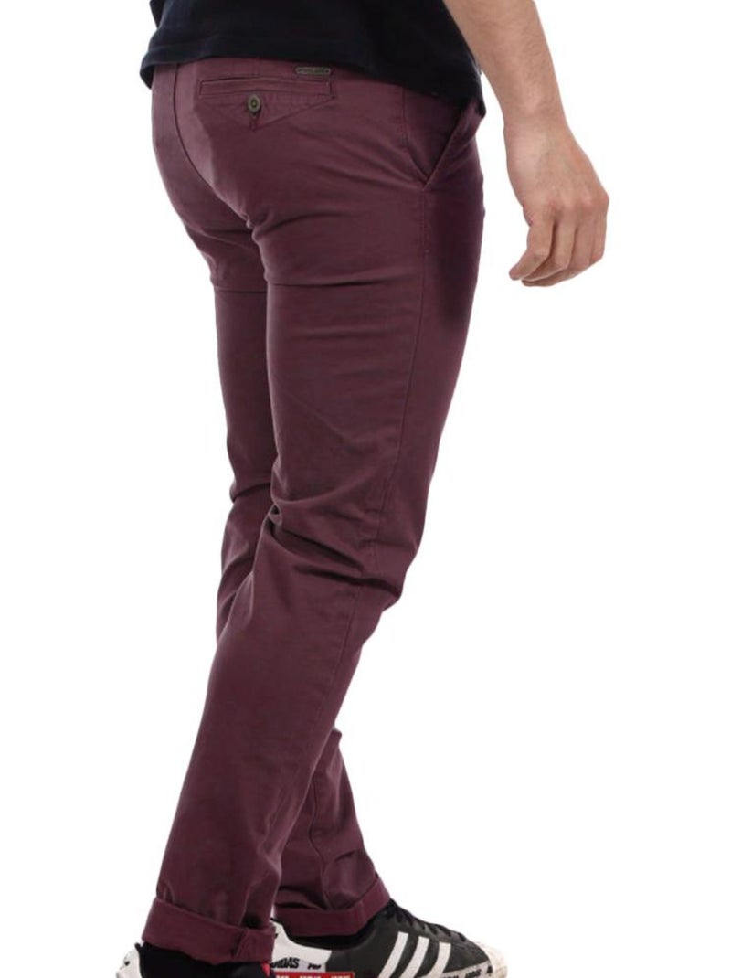 Pantalon Chino Homme Teddy Smith Violet prune - Kiabi
