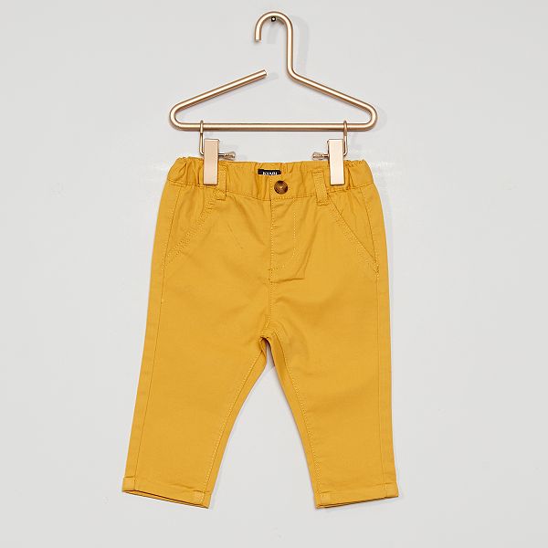 Pantalon Chino Bebe Garcon Camel Kiabi 6 30