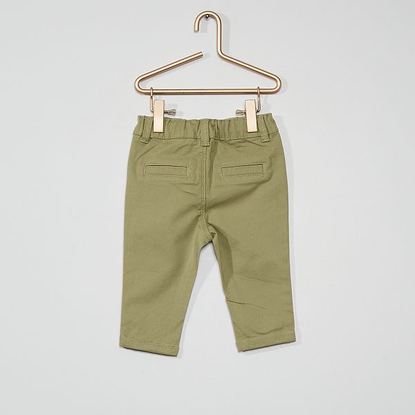 Pantalon Chino Bebe Garcon Beige Kiabi 7 00