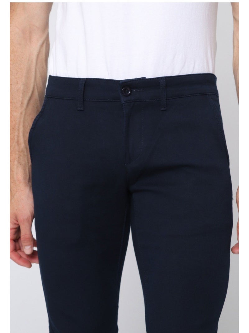 PANTALON CHINO Kebello Bleu marine - Kiabi