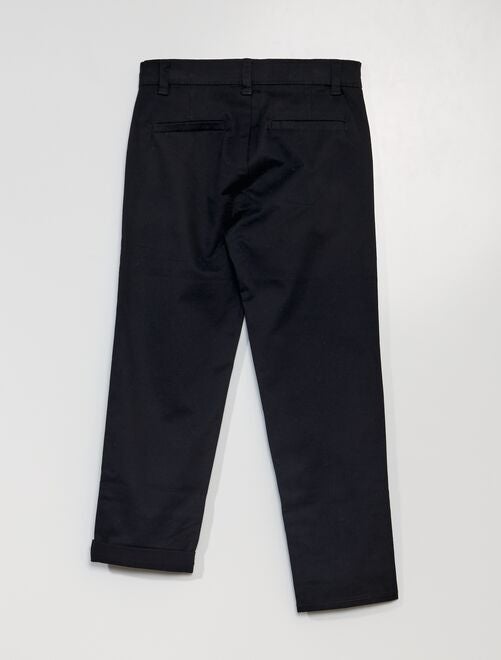 Pantalon chino noir on sale enfant