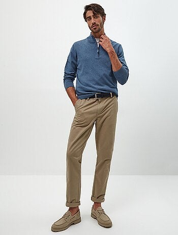 Pantalon chino premium « coupe slim »