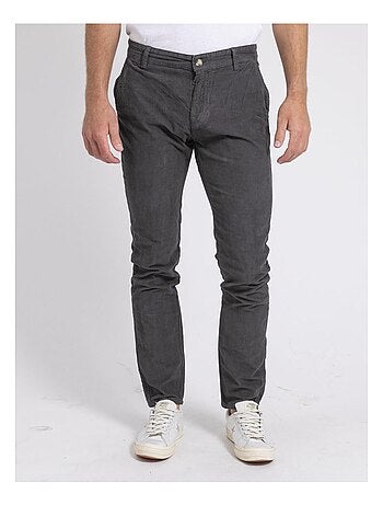 Pantalon chino pur coton velours côtelé VARENNES