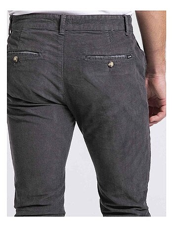 Pantalon chino pur coton velours côtelé VARENNES