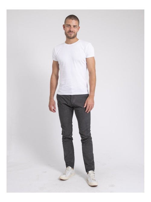 Pantalon chino pur coton velours côtelé VARENNES - Kiabi