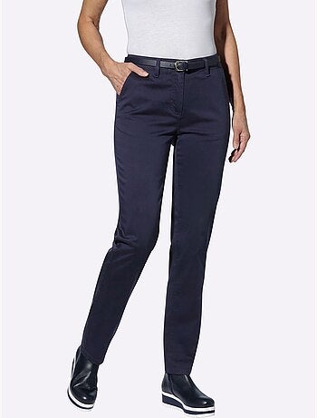 Pantalon chino qualité coton doux sur la peau - taille courte - witt
