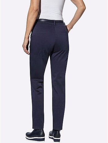 Pantalon chino qualité coton doux sur la peau - taille courte - witt