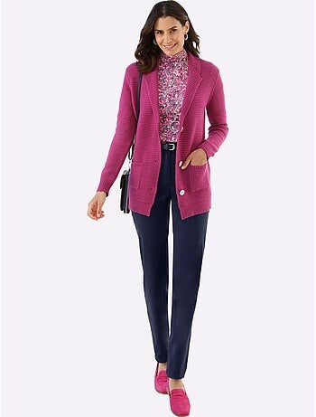 Pantalon chino qualité coton doux sur la peau - taille courte - witt