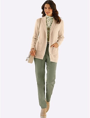 Pantalon chino qualité coton doux sur la peau - taille courte - witt