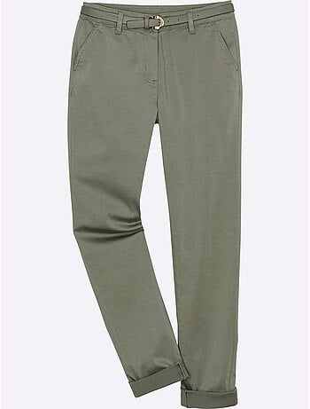 Pantalon chino qualité coton doux sur la peau - taille courte - witt