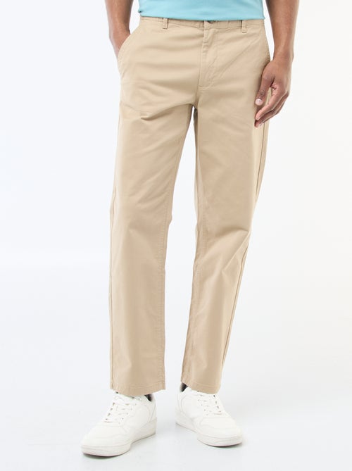 Pantalon chino regular - L30 - Kiabi