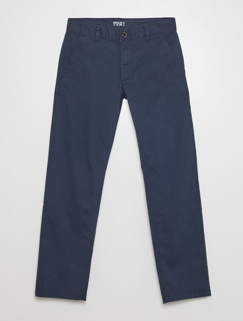 Pantalon chino regular - L30 - Kiabi