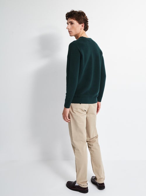 Pantalon chino slim - Kiabi