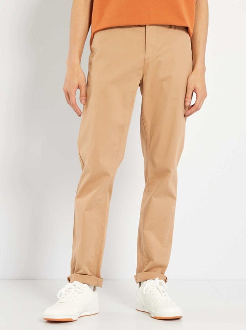 Pantalon chino slim - Kiabi