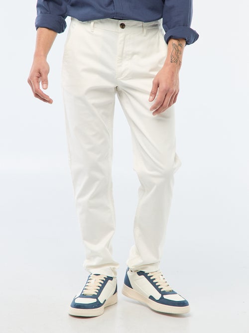 Pantalon chino slim - Kiabi