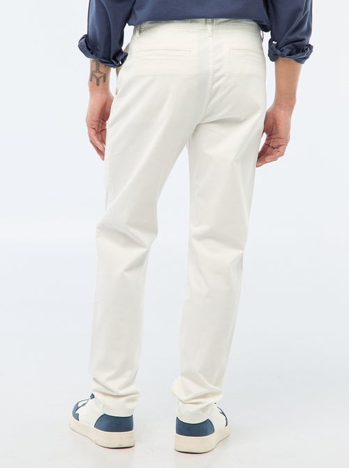 Pantalon chino slim - Kiabi