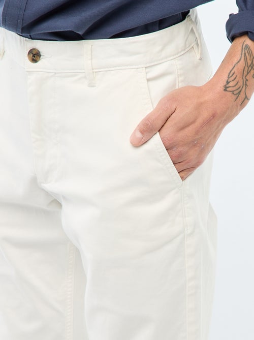 Pantalon chino slim - Kiabi