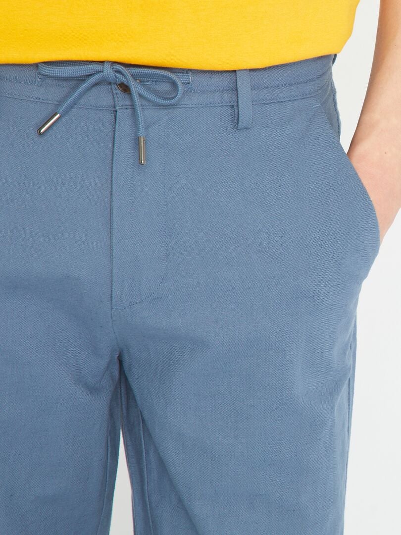 Pantalon chino slim Bleu Kiabi 25.00€