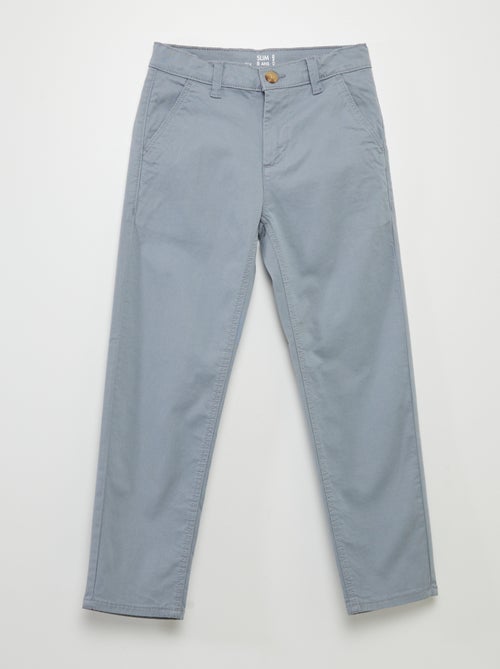 Pantalon chino slim - Kiabi