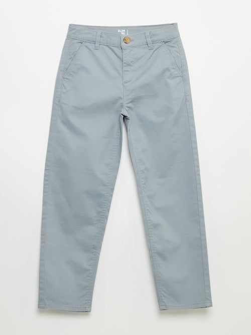 Pantalon chino slim - Kiabi
