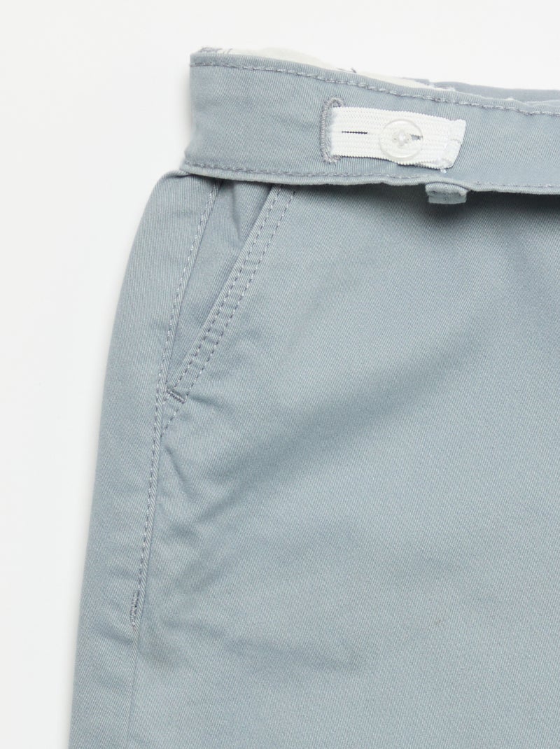 Pantalon chino slim Bleu - Kiabi