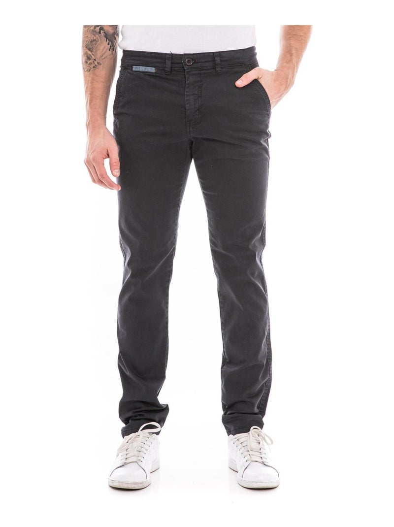 Pantalon chino slim CARLTON Bleu marine - Kiabi