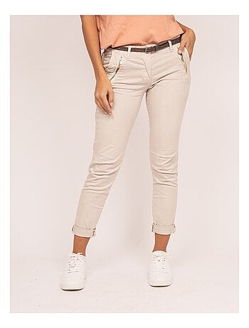 Pantalon chino slim ELLEN
