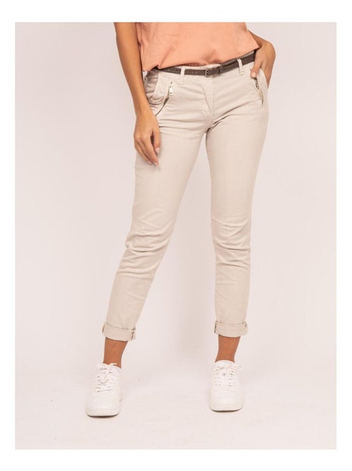 Pantalon chino slim ELLEN - Kiabi