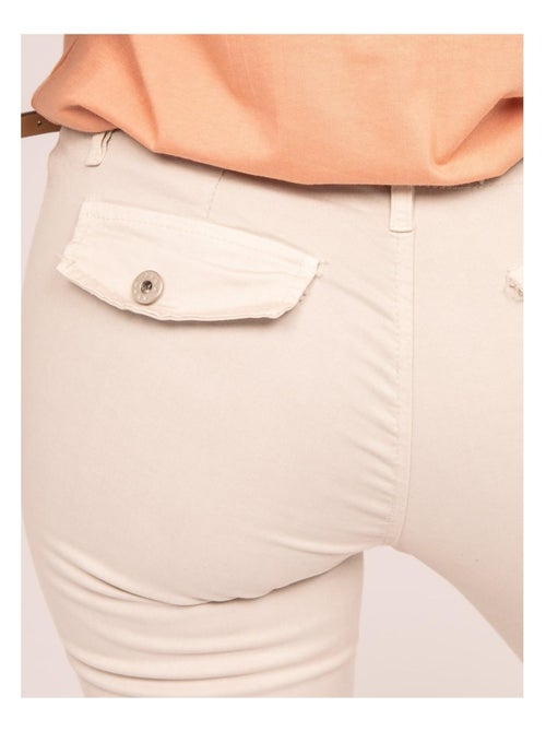 Pantalon chino slim ELLEN - Kiabi