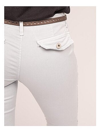 Pantalon chino slim ELLEN