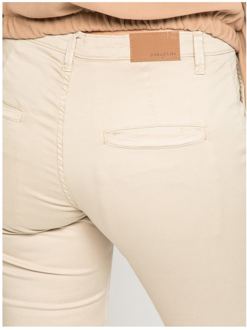 Pantalon chino slim ETERBERK Beige - Kiabi
