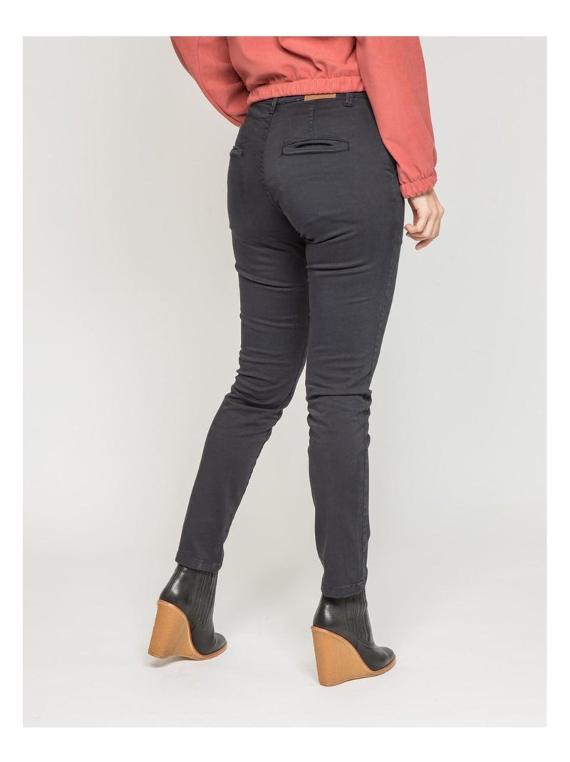 Pantalon chino slim ETERBERK Bleu marine - Kiabi
