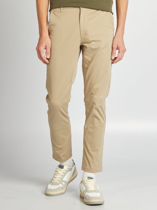 Pantalon chino slim L30 - Kiabi