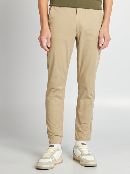 Pantalon chino slim L30 - Kiabi