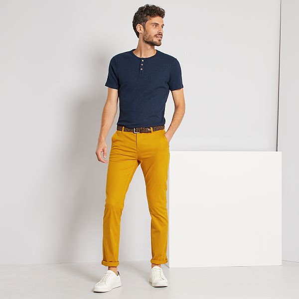 Pantalon Chino Slim L30 Homme Kiabi 15 00