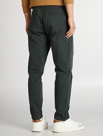 Lot De 2 Pantalons Chinos Slim Jules - Taille 36 (marqué 38), Gris, Coton/élasthanne, Occasion Très Bon état
