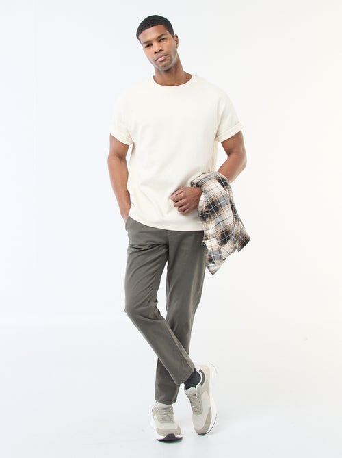 Pantalon chino slim L30 - Kiabi