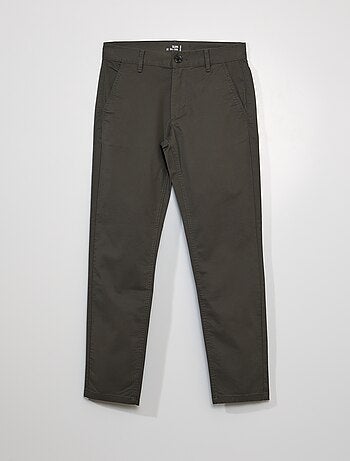 Pantalon chino slim L30 - Kiabi