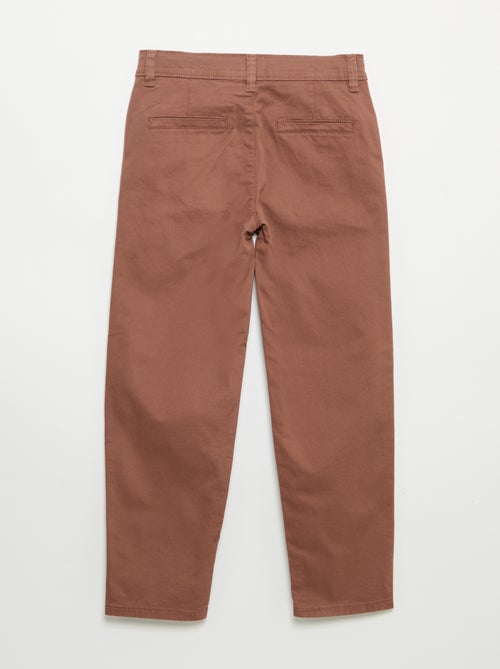 Pantalon chino slim - Kiabi