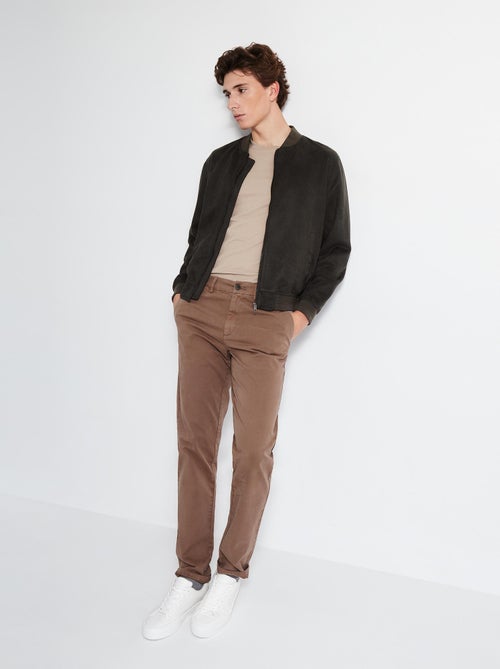 Pantalon chino slim - Kiabi
